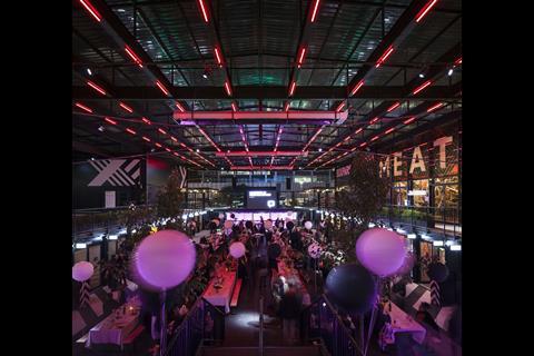 Boxpark Croydon dining hall